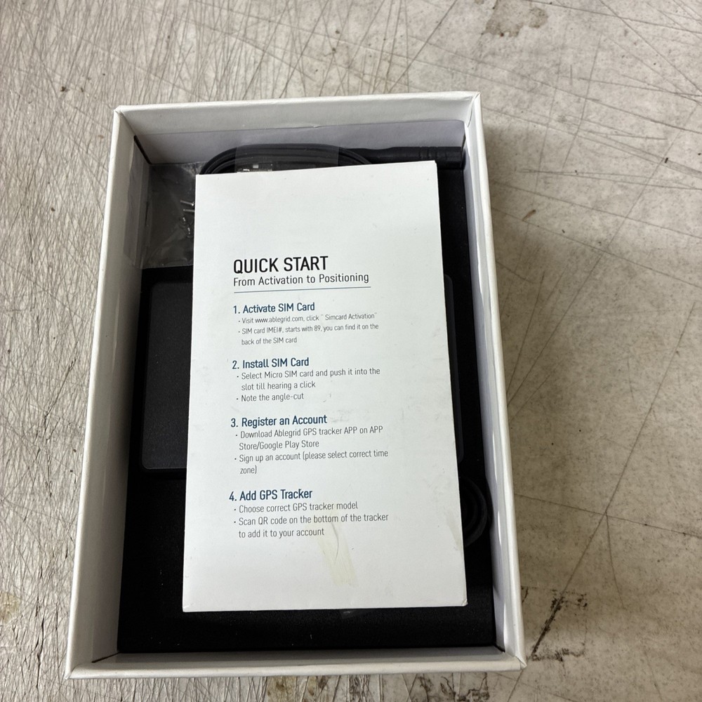 Ablegrid Magnetic Mount Real Time New And Complete GPS tracker