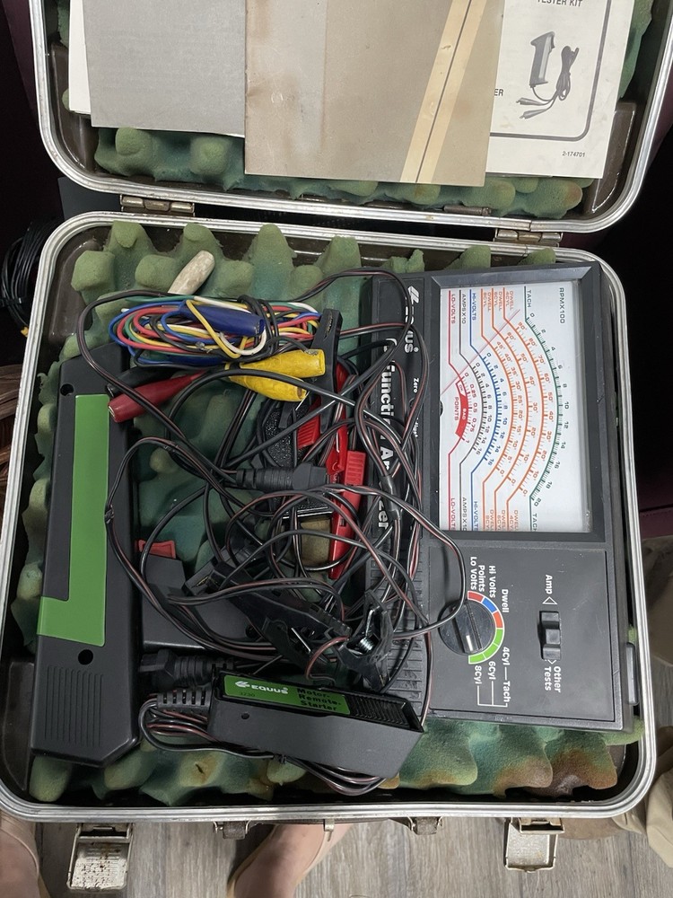 EQUUS 6 Function Analyzer 3030 Xenon Timing Light Remote starter Switch Manuals