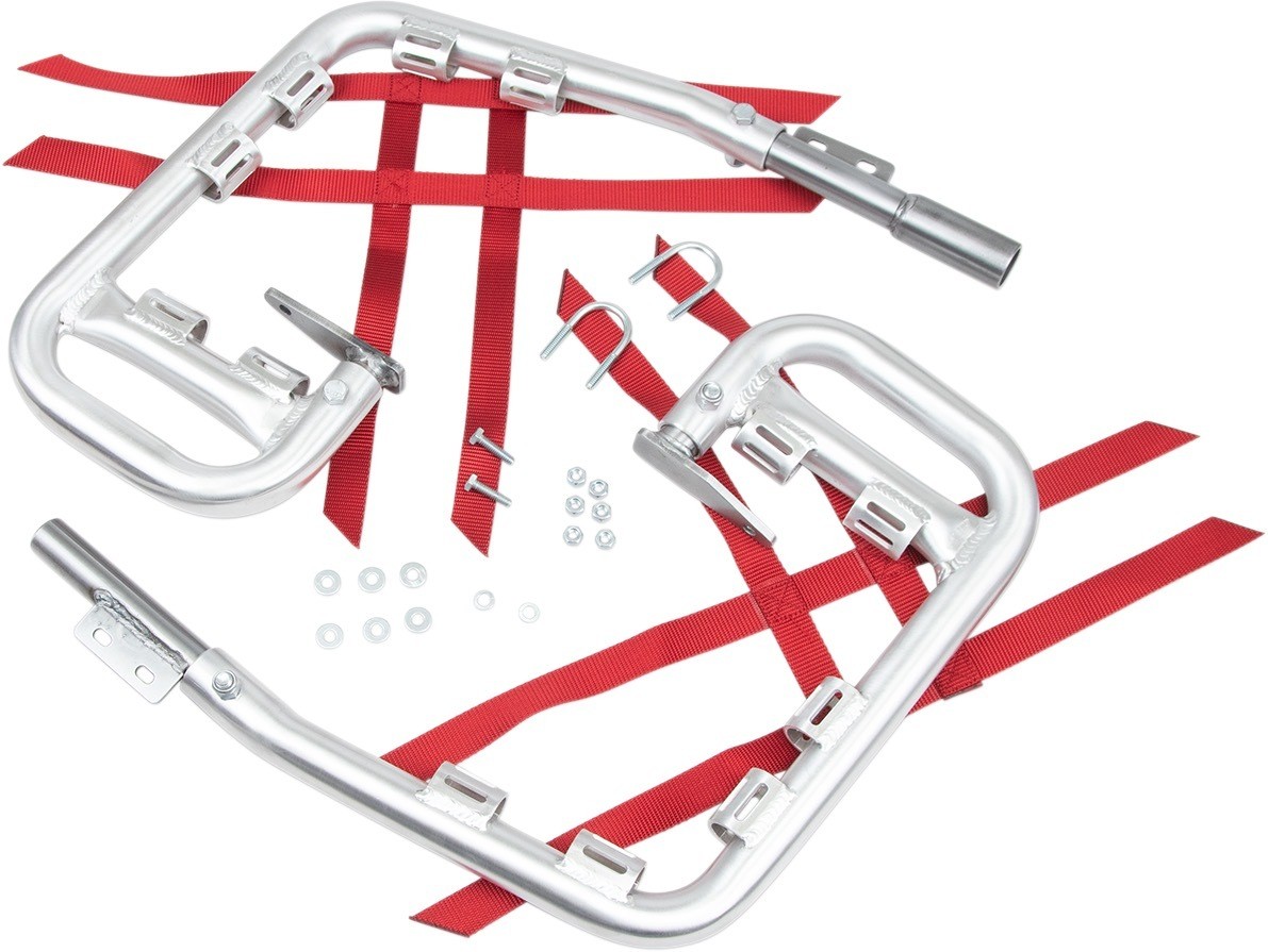 DG 60-2100 Nerf Bars - TRX90 - Natural/Red