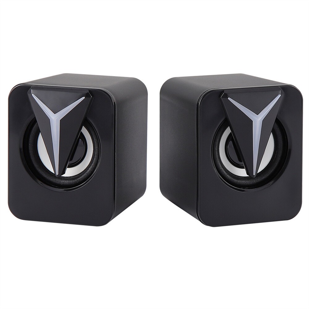 RGB LED Active Mini Computer Speakers USB Powered Stereo for PC Laptop Mac