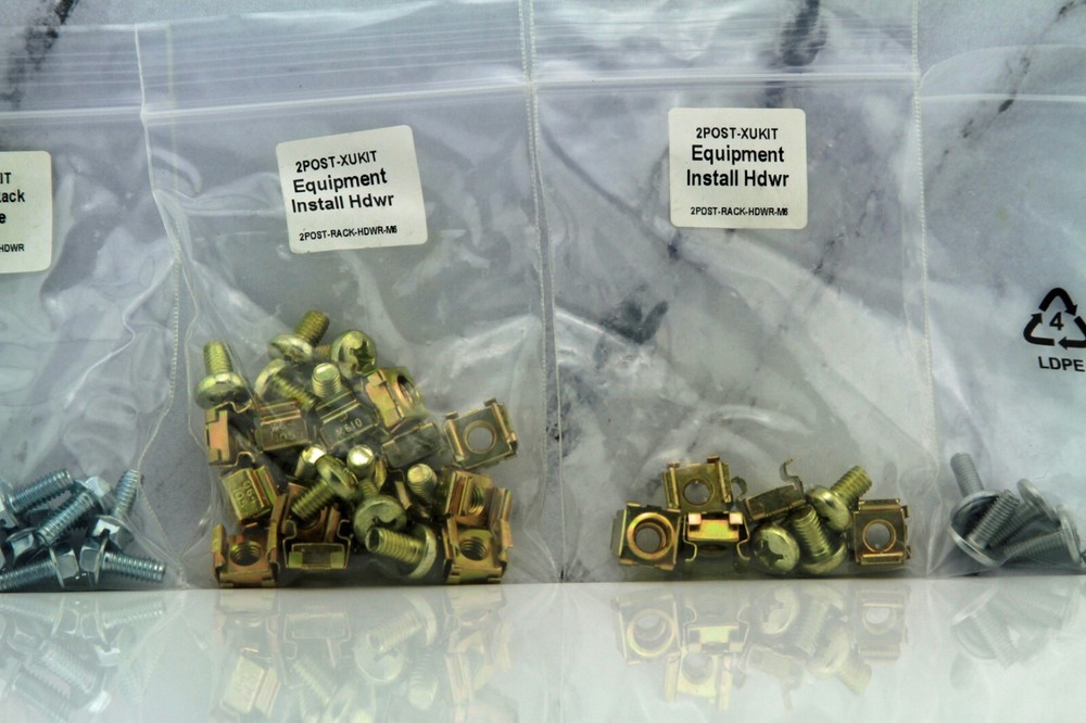 Rack Solutions 2-Post 4-Post Equipment Bracket Installation Mounting Hardware