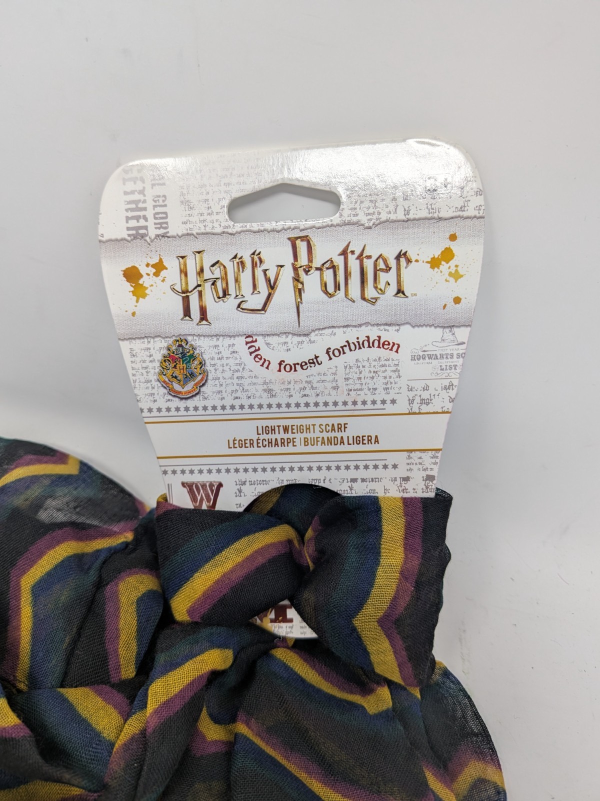 Official Harry Potter Hogwarts Lightweight Infinity Scarf Shawl Polyester