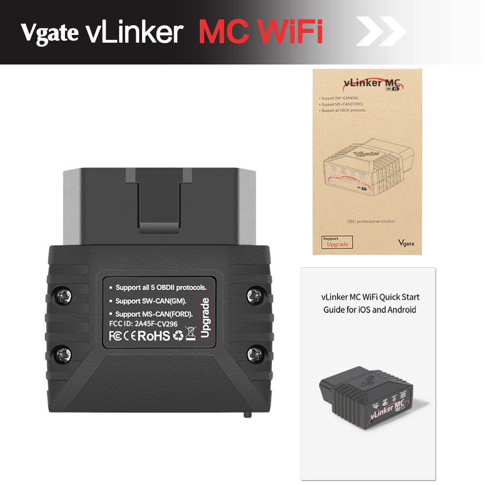 Vgate vLinker MC WiFi ELM327 Car OBD2 Scanner Diagnostic Code Readers Android