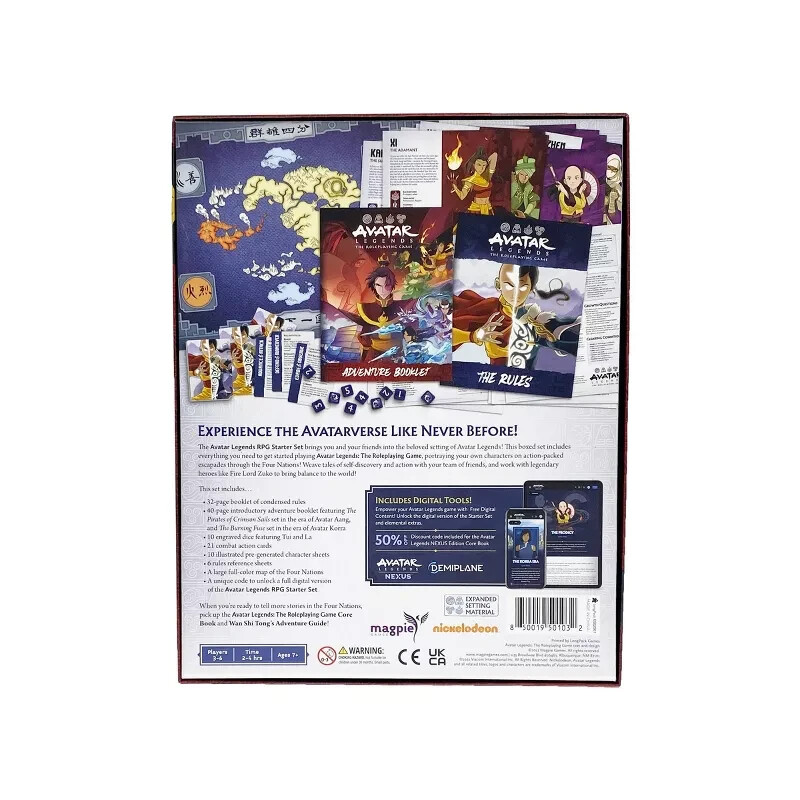 Avatar Legends The Roleplaying Game Starter Set