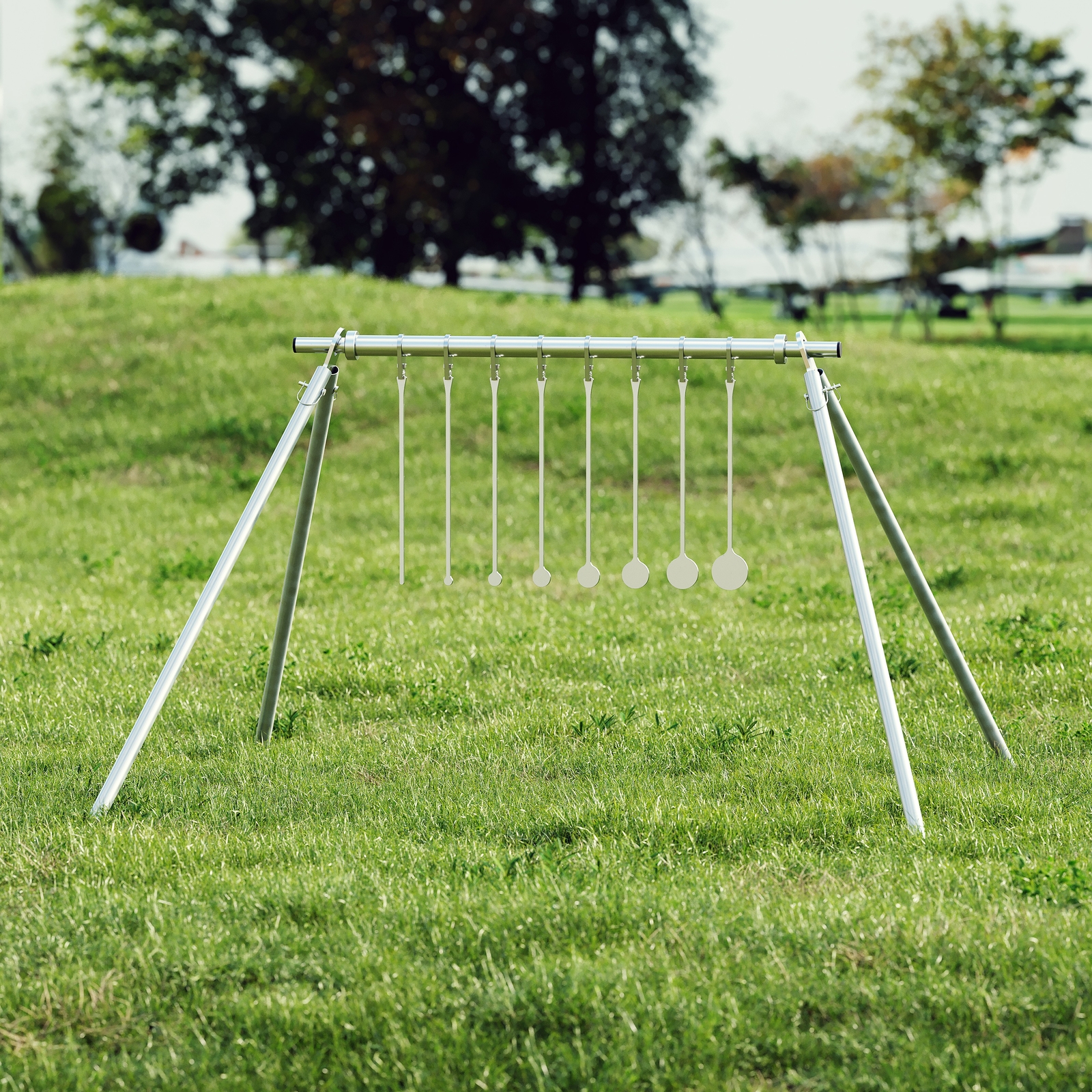 NEW Steel Gun Target Stand Shooting Target Rimfire Gun Targets Zinc-Plated