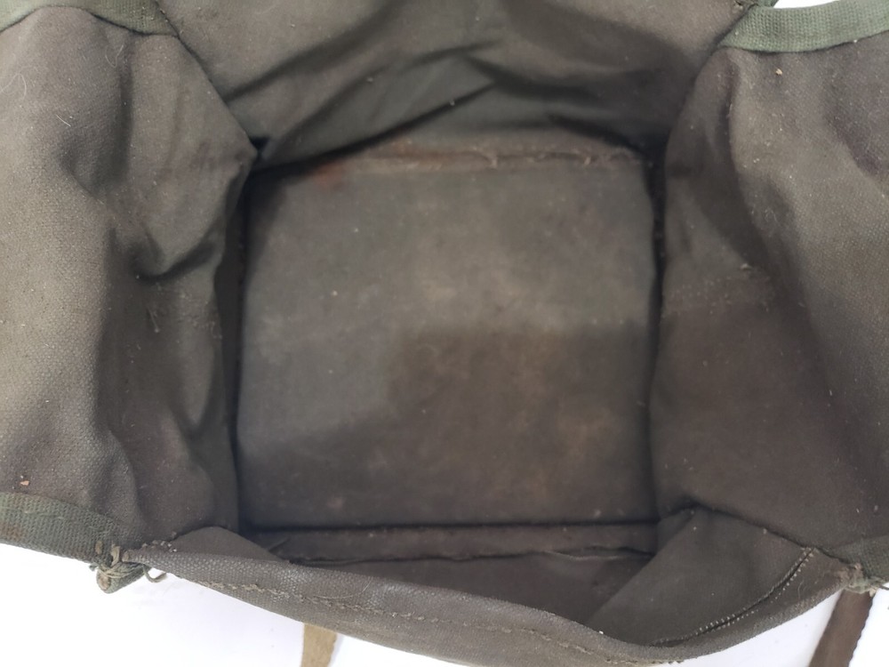 WW2 AAF Type E-2 Bombardiers Case - Canvass Bag with Top Flaps Springfield