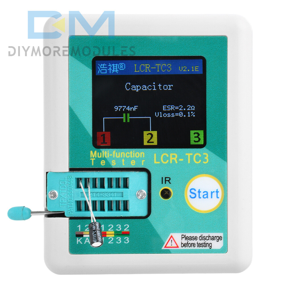 LCR-TC1 Multifunction Transistor Tester Diode Triode Capacitance Meter LCR ESR
