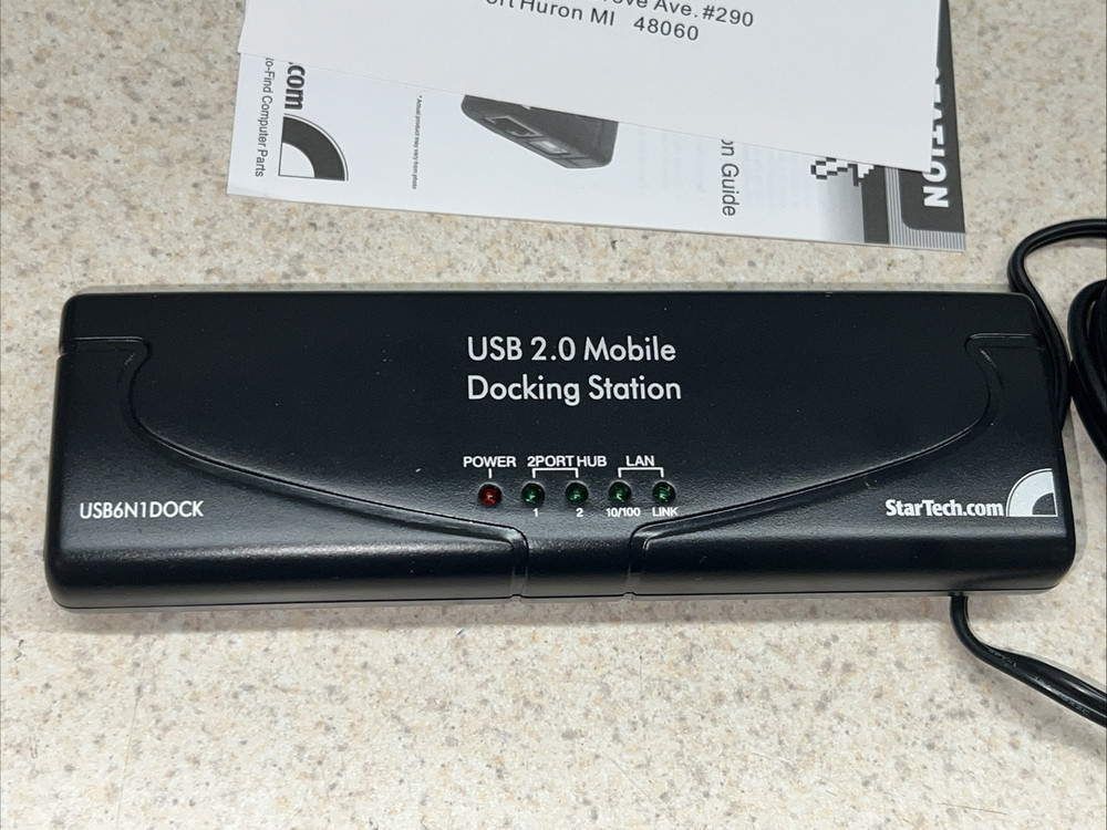 STAR TECHUSB 2.0 MOBILE DOCKING STATION MULTI-iNTERFACE SOLUTION FOR LAPTOP / PC