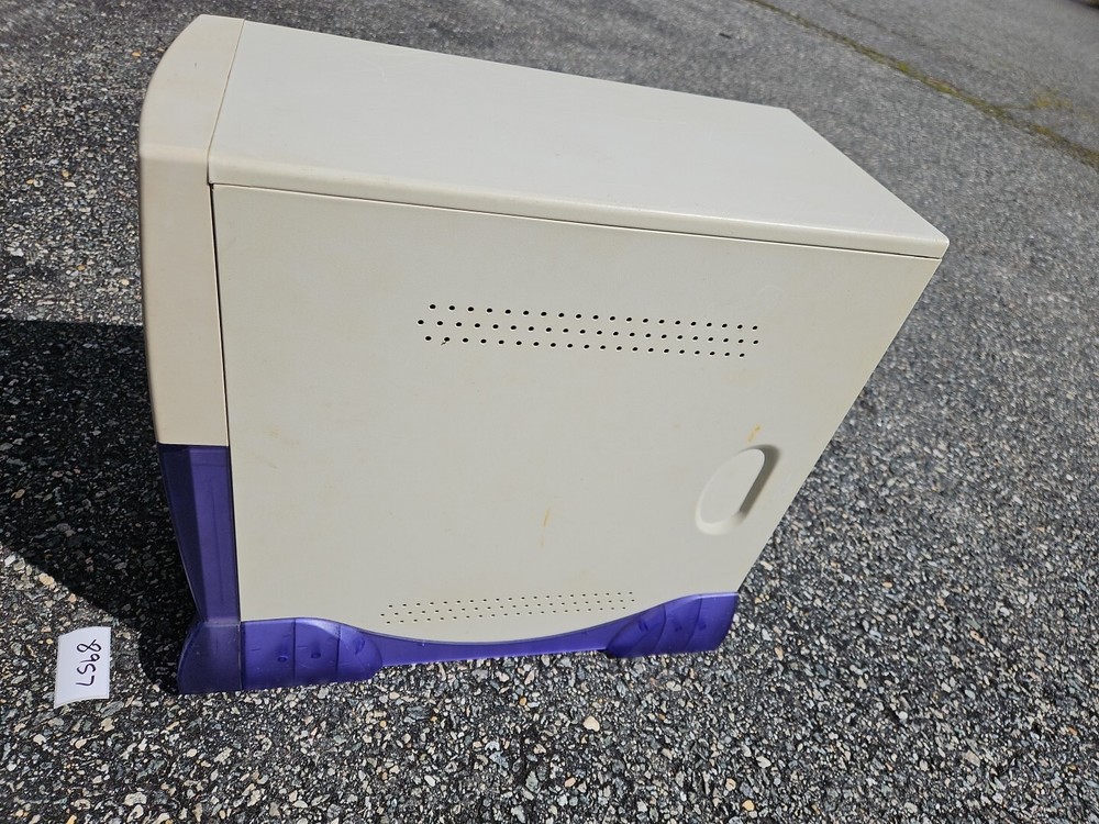 Vintage 1990s PC CPU Computer Translucent Case 89 S7