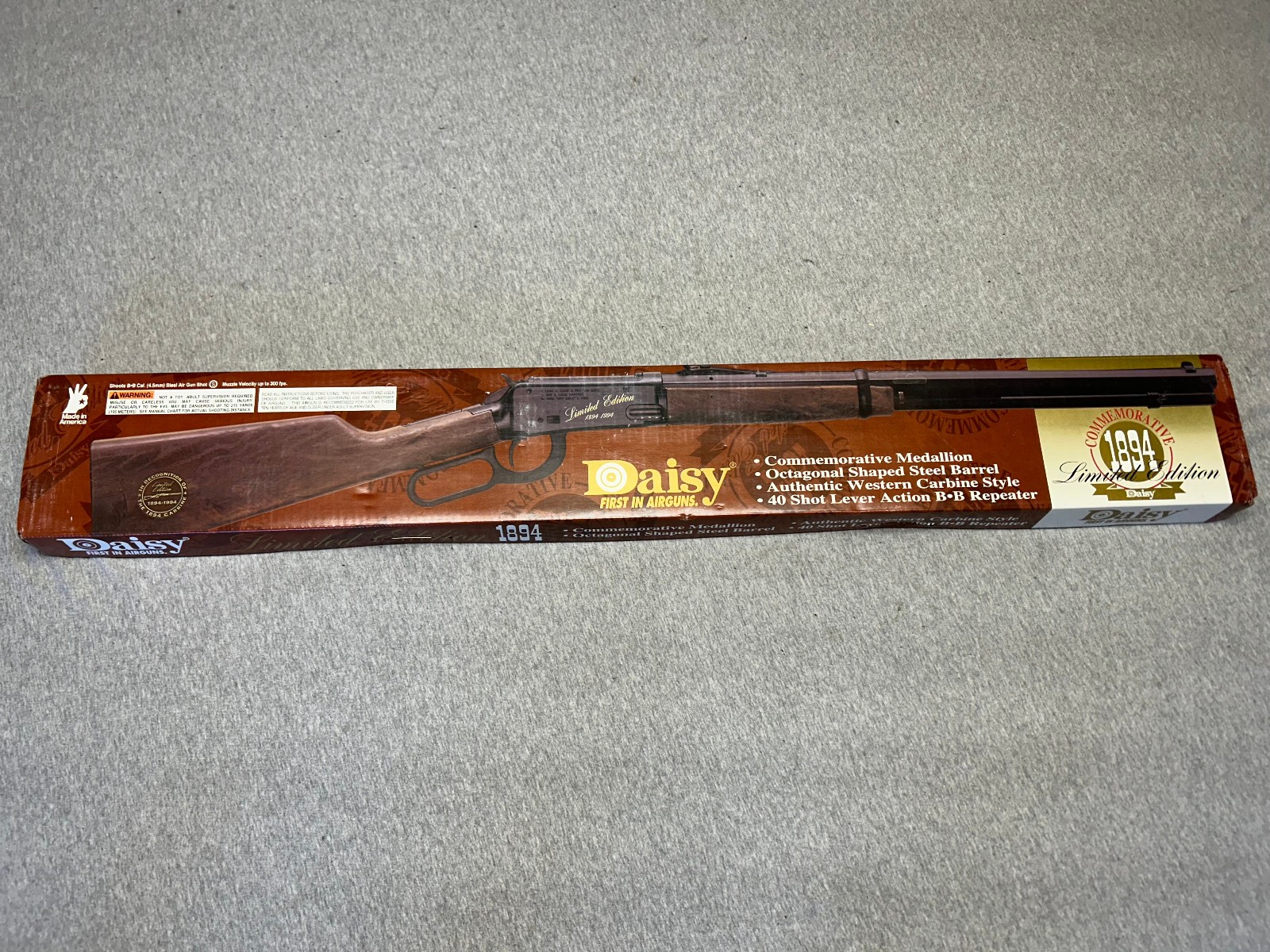 Unopened Vintage OCTAGANOL Barrel, Daisy Limited Edition LTD 1894 BB Gun Rifle