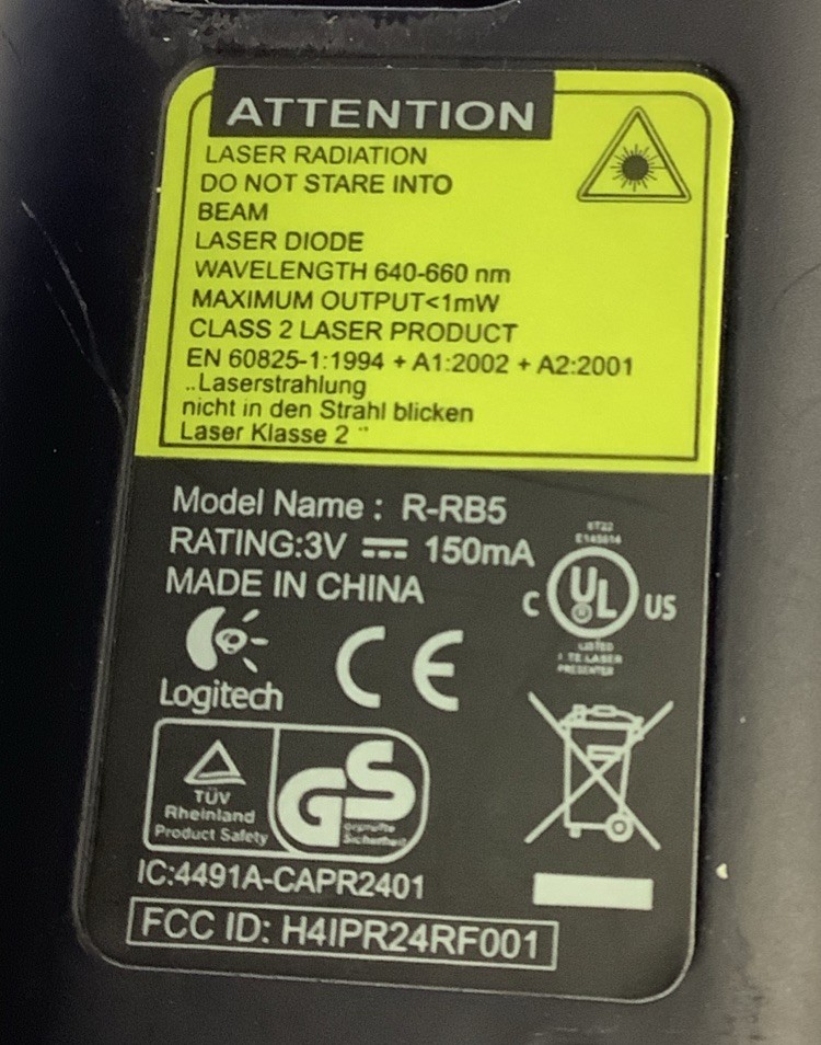 Logitech R400 Wireless Laser Presenter