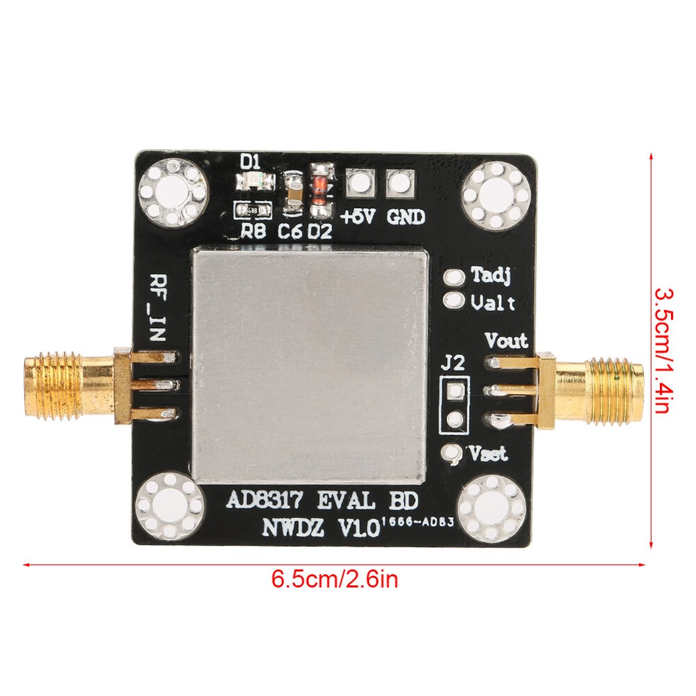 1M-10GHz 60dB RF Power Meter Logarithmic Detector Controller For Amplifier
