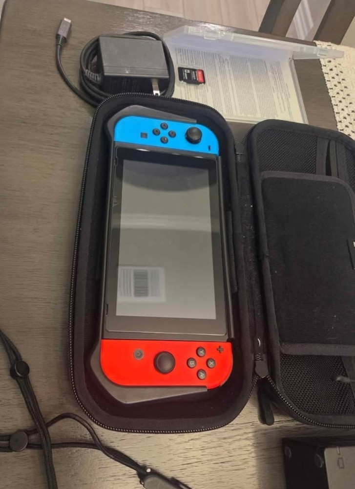 Nintendo Switch Console with Dock, Joy-Con Controllers, Carrying Case, AC Adapt…