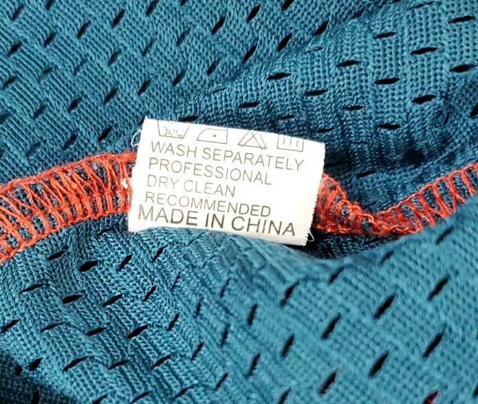 Pre Owned Renee' Rapp Jersey Snow Angel Aqua/Orange Size XL