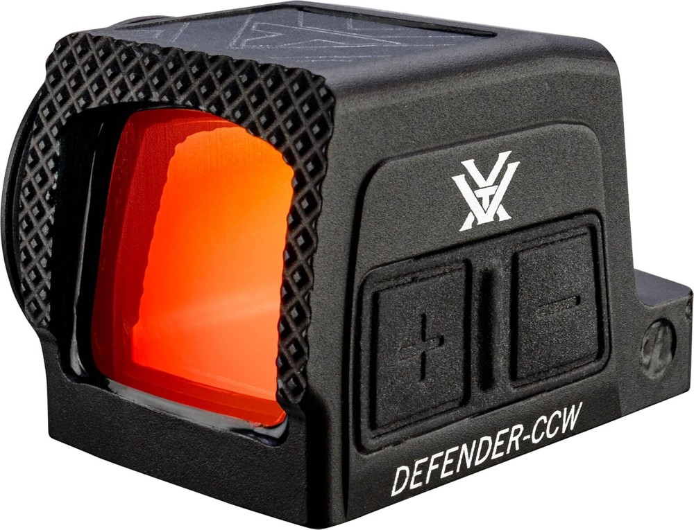 Vortex Defender-CCW Enclosed Solar Micro Red Dot Sight Multi-Reticle Blk