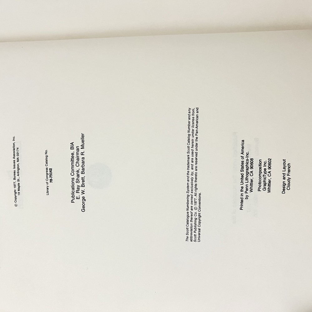 Signed Loran C French Encyclopedia of Plate Varieties US Bureau Stamps 1979