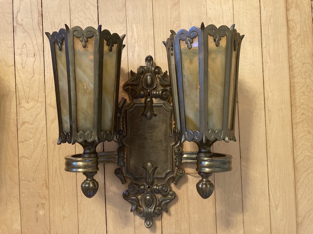 Exquisite Antique Light Fixture w/ Sconces