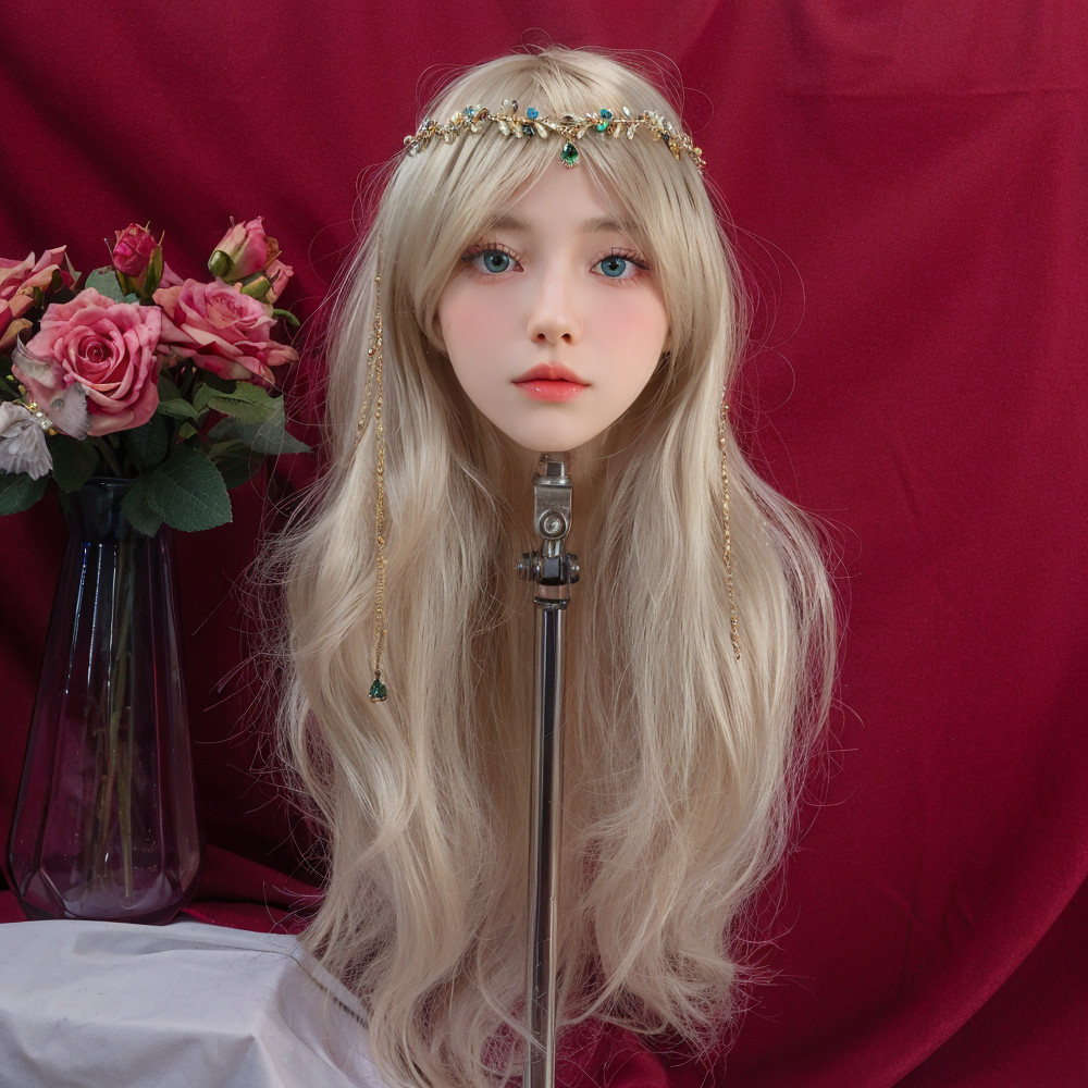 Limited edition female head, TPE material,Mannequin Head,1:1 replica of a female