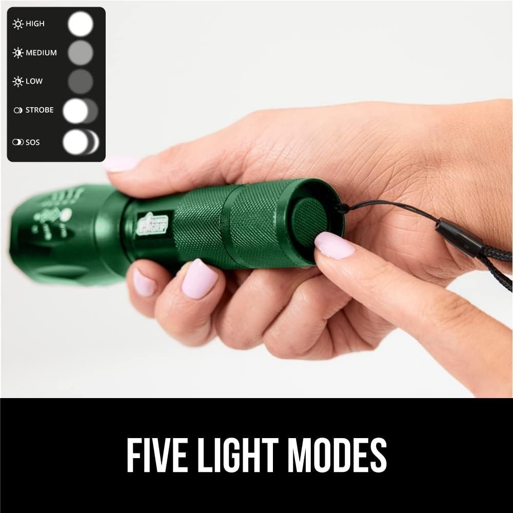 Tactical Flashlight & Luggage Straps Tactical Flashlight Adjustable Mode