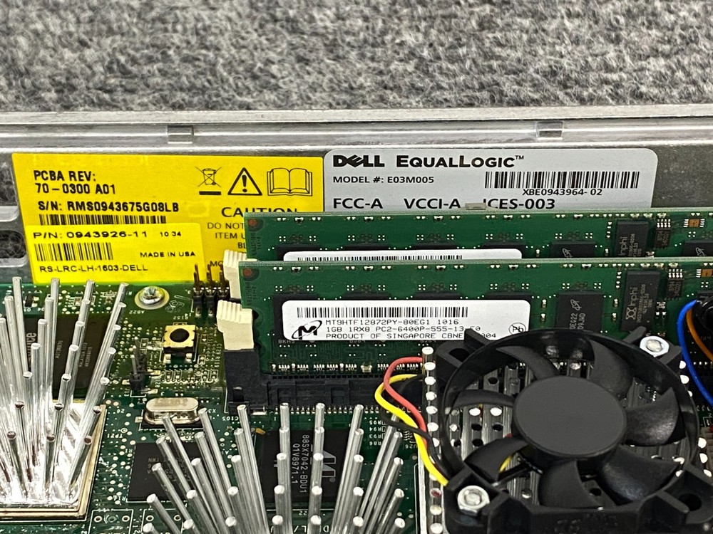 Dell EqualLogic E03M005 ISCSI Controller Module 10, 2GB (Unit Only)