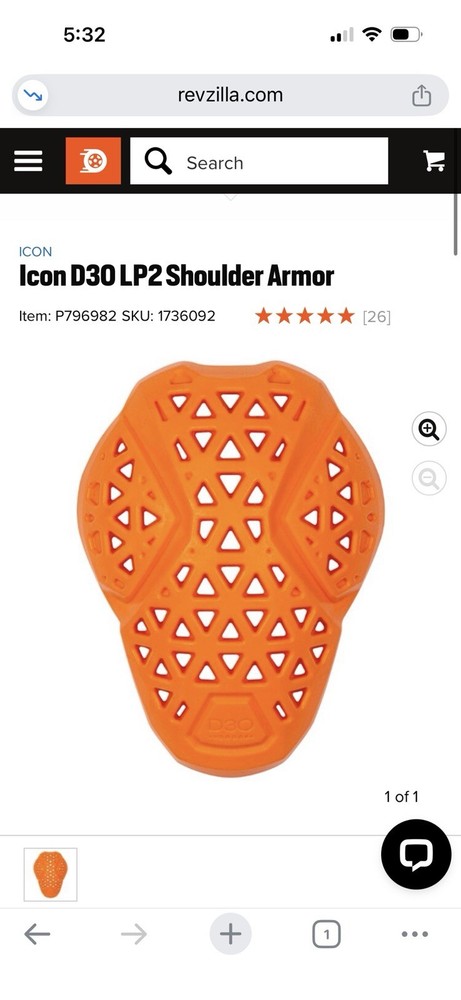 Icon D30 Shoulder armor