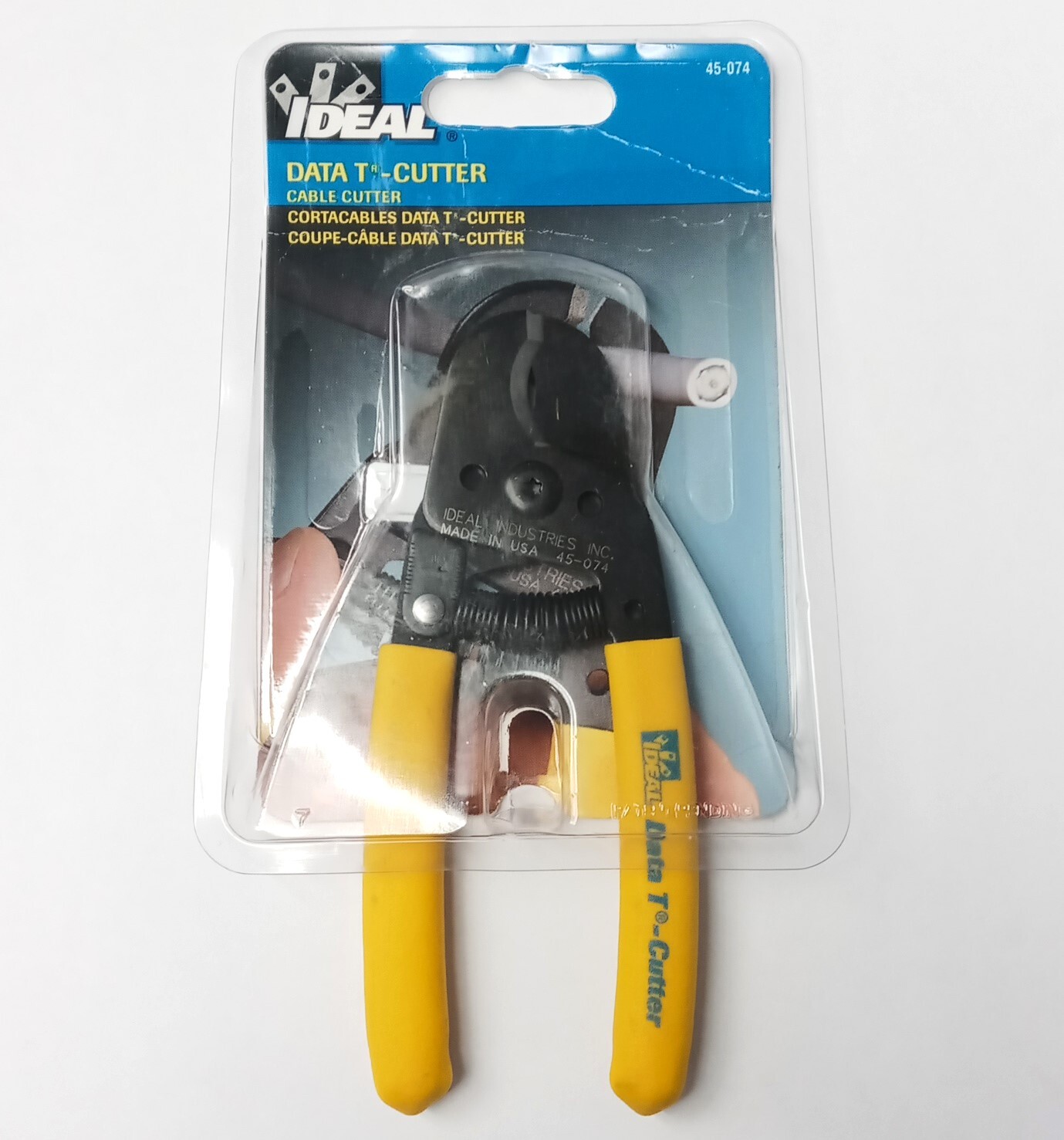 Ideal Model 45-074 Data T Cable Cutter Professional Wire Cutters USA