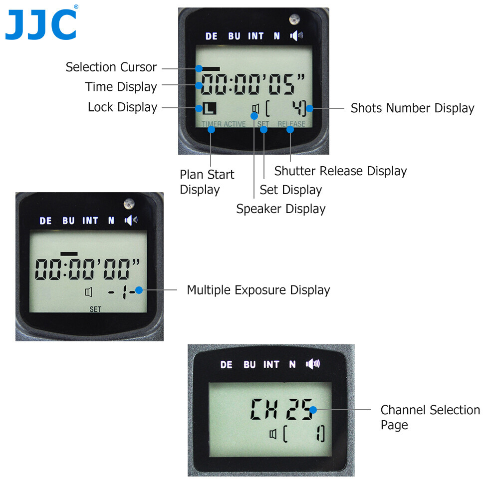 Timer Remote Control for Olympus OM-1 OM-D E-M5 Mark III, E-M1 Mark II III E-M1X