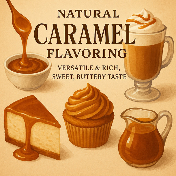 LD Carlson Natural Caramel Flavoring 4 oz