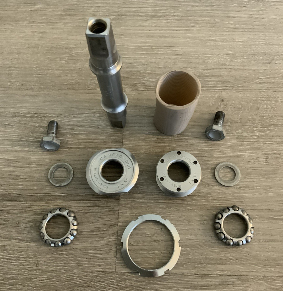 CAMPAGNOLO RECORD BOTTOM BRACKET 68-114 MM SPINDLE FRENCH THREADED