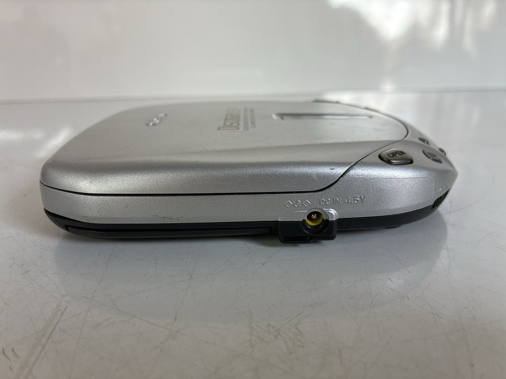 Sony Discman D-E401 Groove CD Player ESP2 Silver - TESTED WORKS