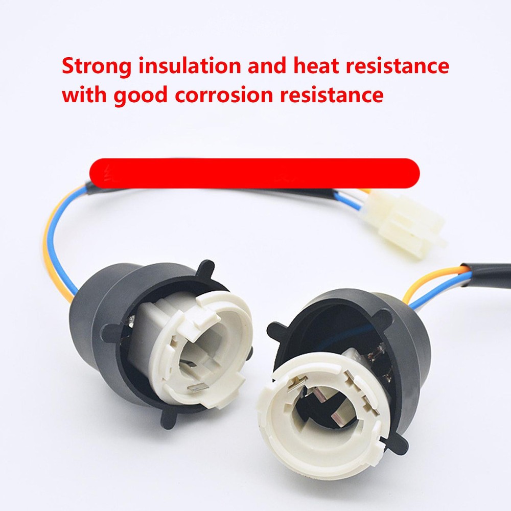 Multi-Purpose Lamp Socket LED Headlight Bulb Adapter Holder Socket for Scooter