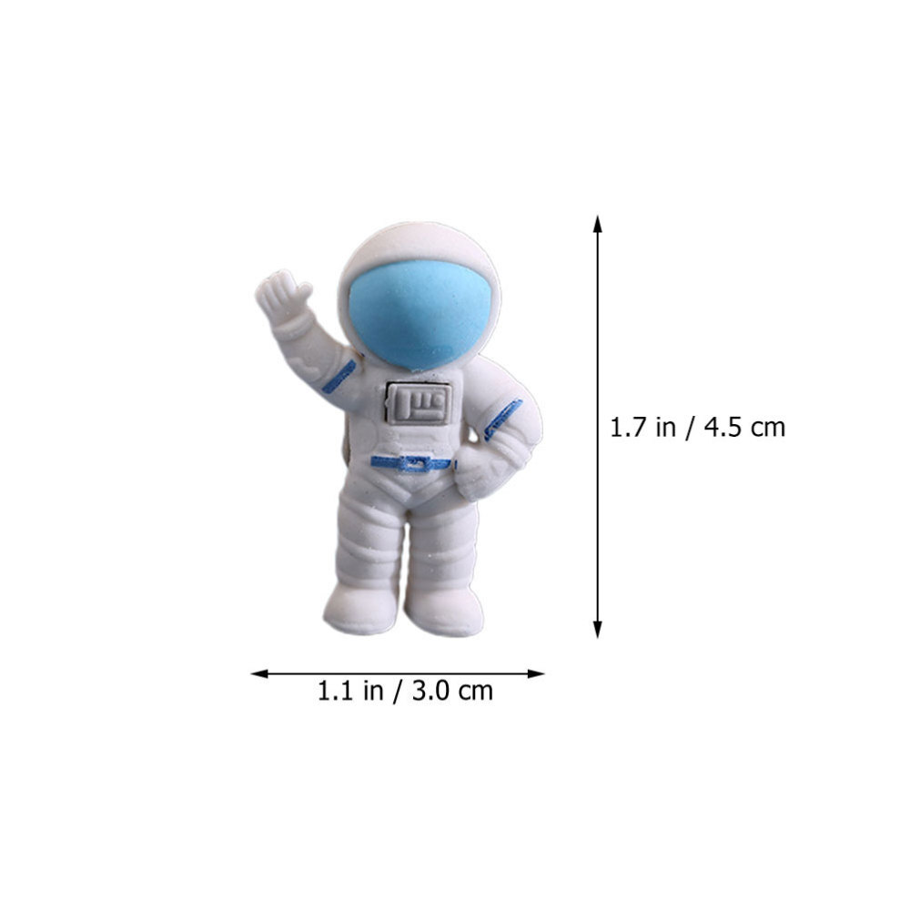 24Pcs Small Erasers Astronaut Erasers Portable Erasers Multi-function Erasers
