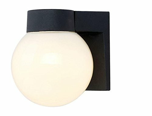 Energy Star Outdoor Black LED Wall Lantern