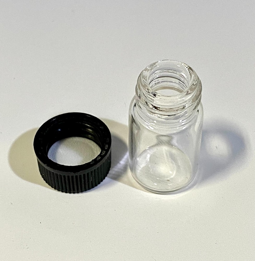 1/2 OUNCE GLASS VIALS - 10 Pack