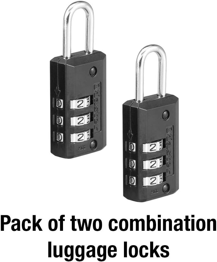 Master Lock-Set Your Combination-Level 2- 646T-2 Padlocks Pack