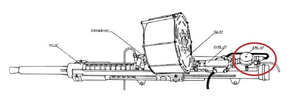 WW2 German Luftwaffe Aircraft EPD-FF - ELECTRICAL PNEUMATIC LOADING VALVE - MGFF