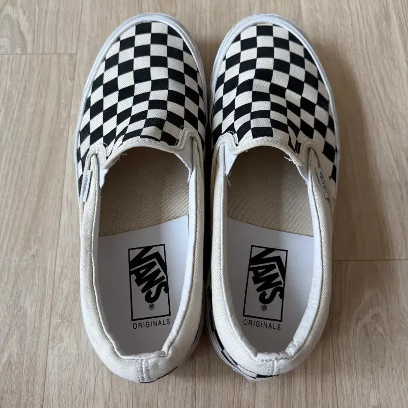 Vans Vault Authentic Checkerboard Sneakers, Size 250