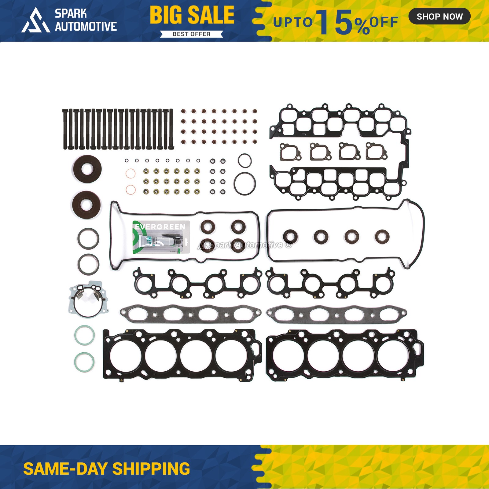 Head Gasket Bolts Set Fit 98-04 Toyota Tundra Sequoia Lexus 4.7 DOHC 2UZFE