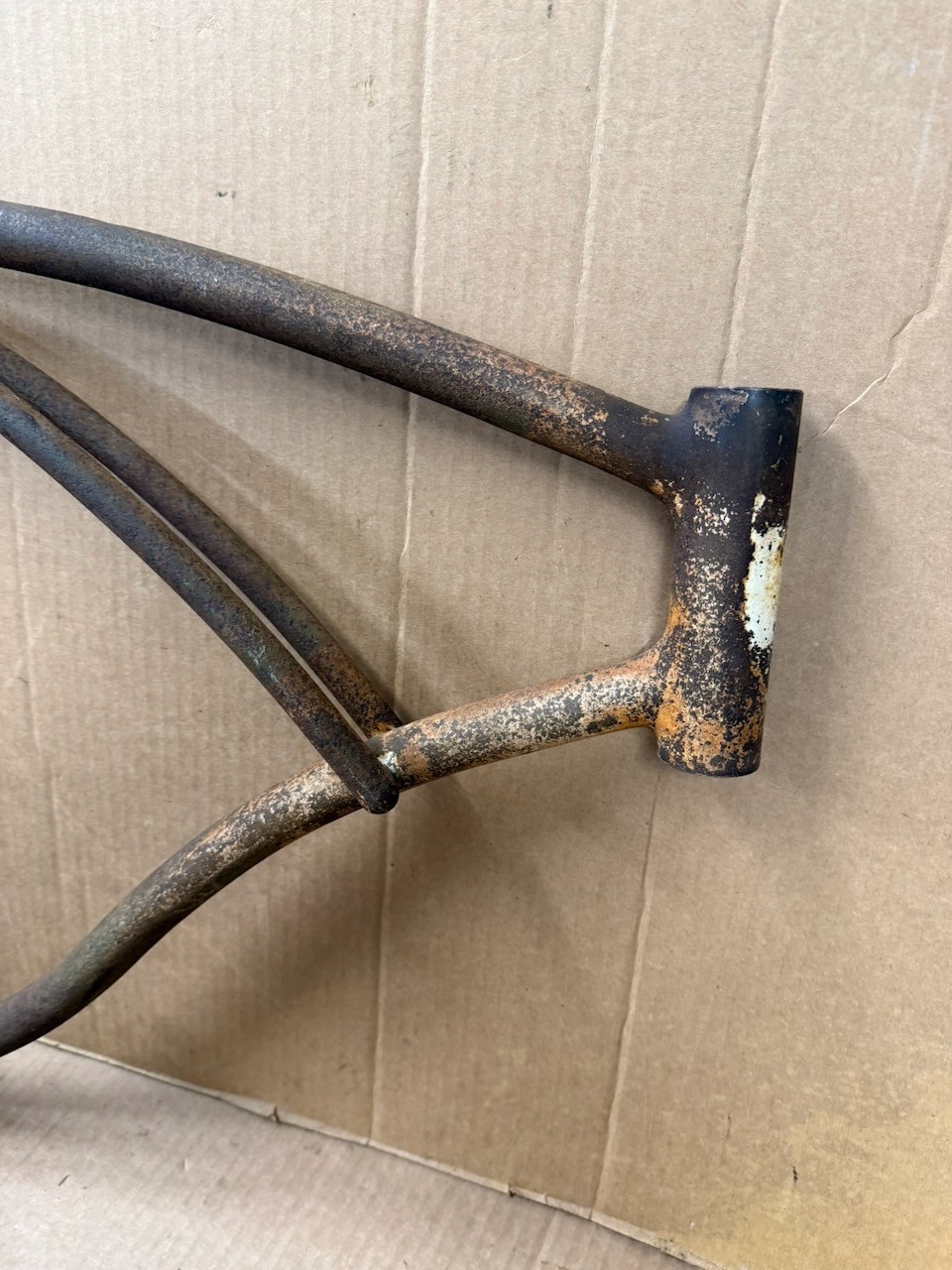 Schwinn 1949 Whizzer 26" Bicycle Frame & Springer Fork Needs Restored
