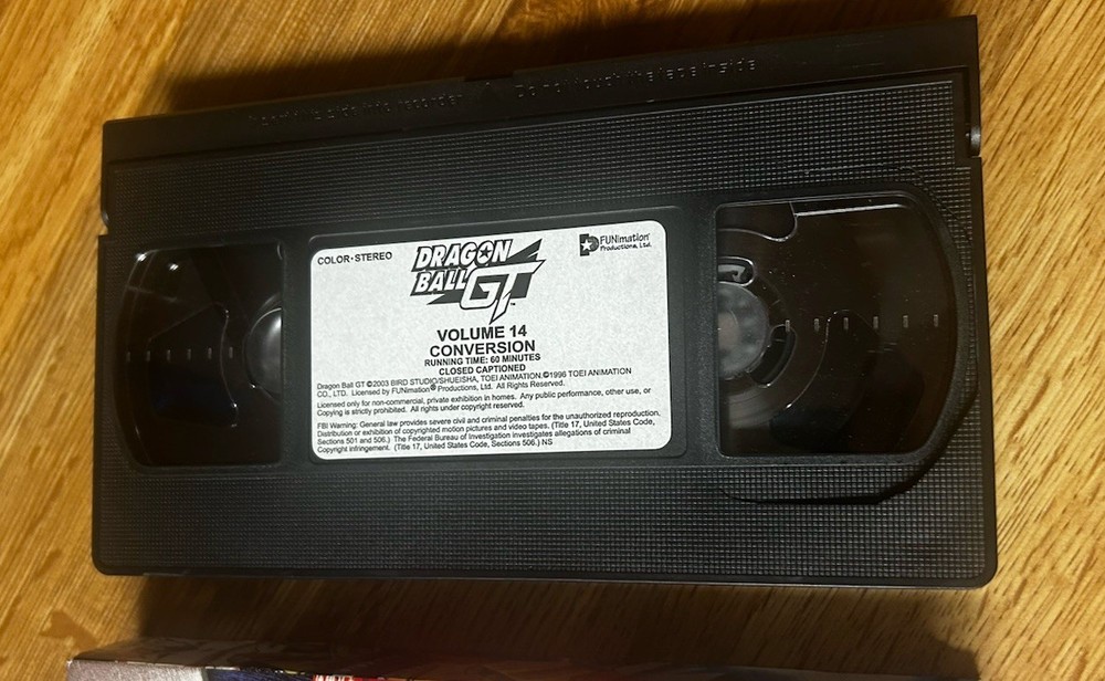 Dragonball GT VOL. 14: Conversions (VHS, 2004, Edited)