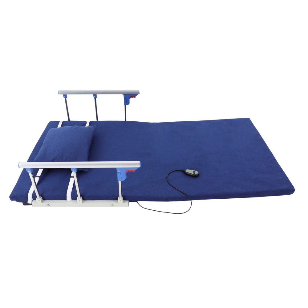 Electric Lifting Bed Backrest Adjustable Mattress Back Support w/ Remote Control