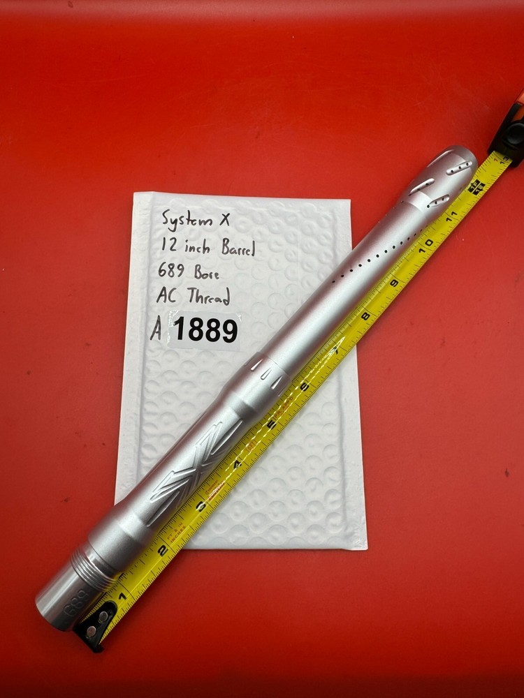 System X 12 Inch Paintball Barrel 689 Bore AC Thread