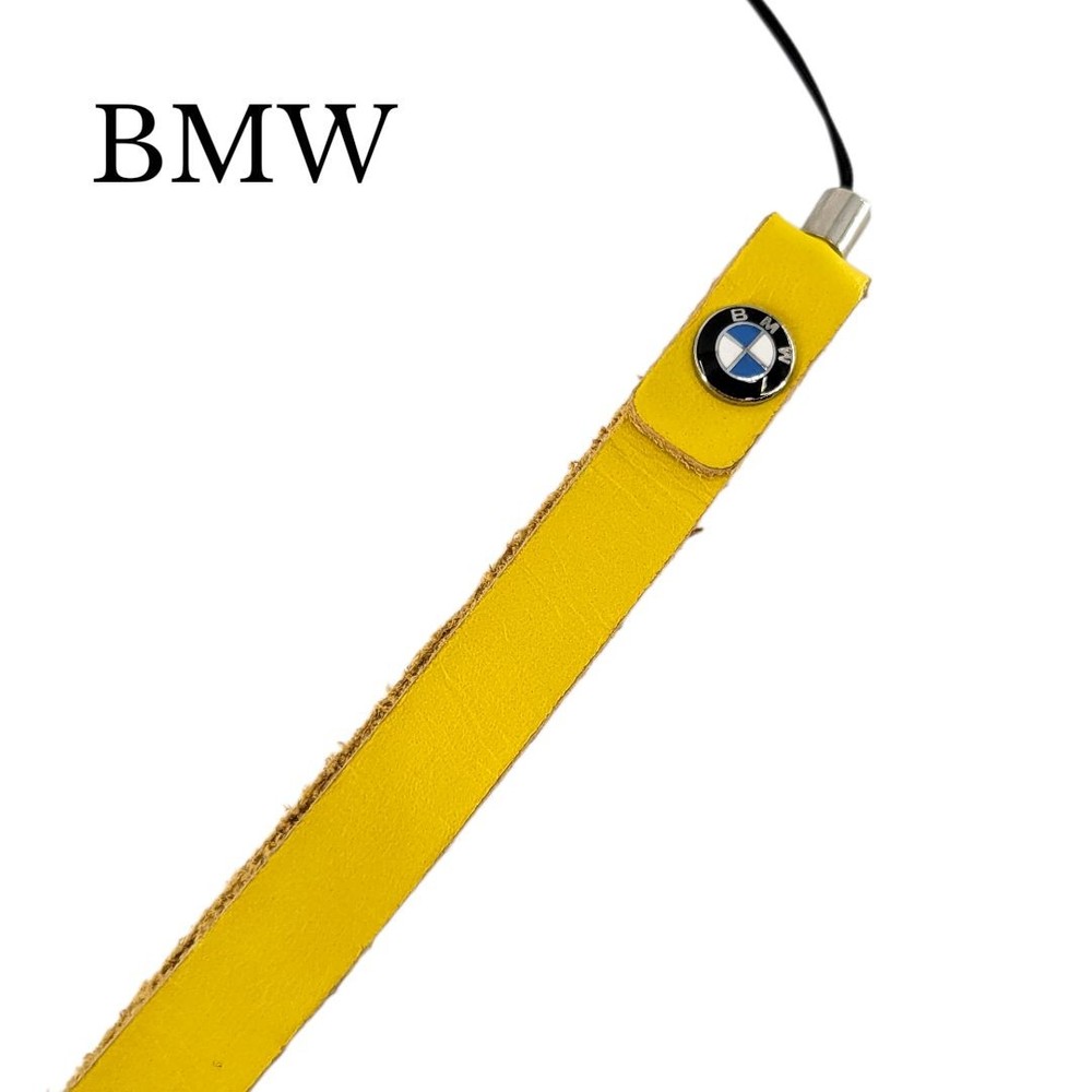 Bmw Keychain Yellow Strap Logo Key Charm