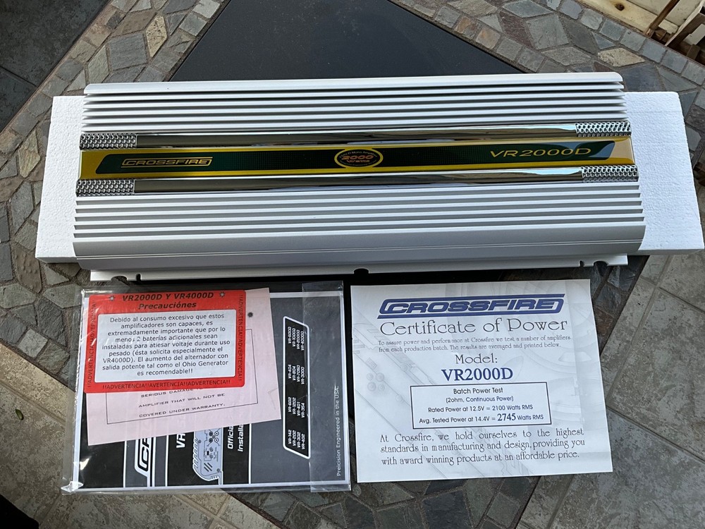 Crossfire VR2000D V2 EMPTY CASE N.O.S.