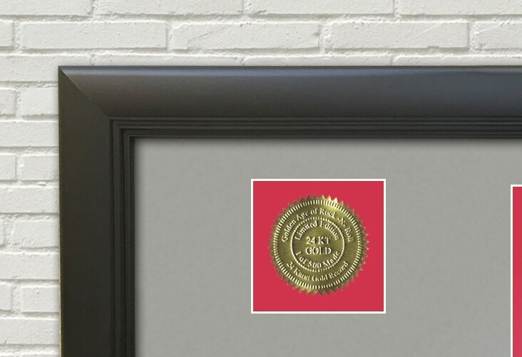 Neil Young Old Man Framed Picture Sleeve Gold 45 Record Display M4