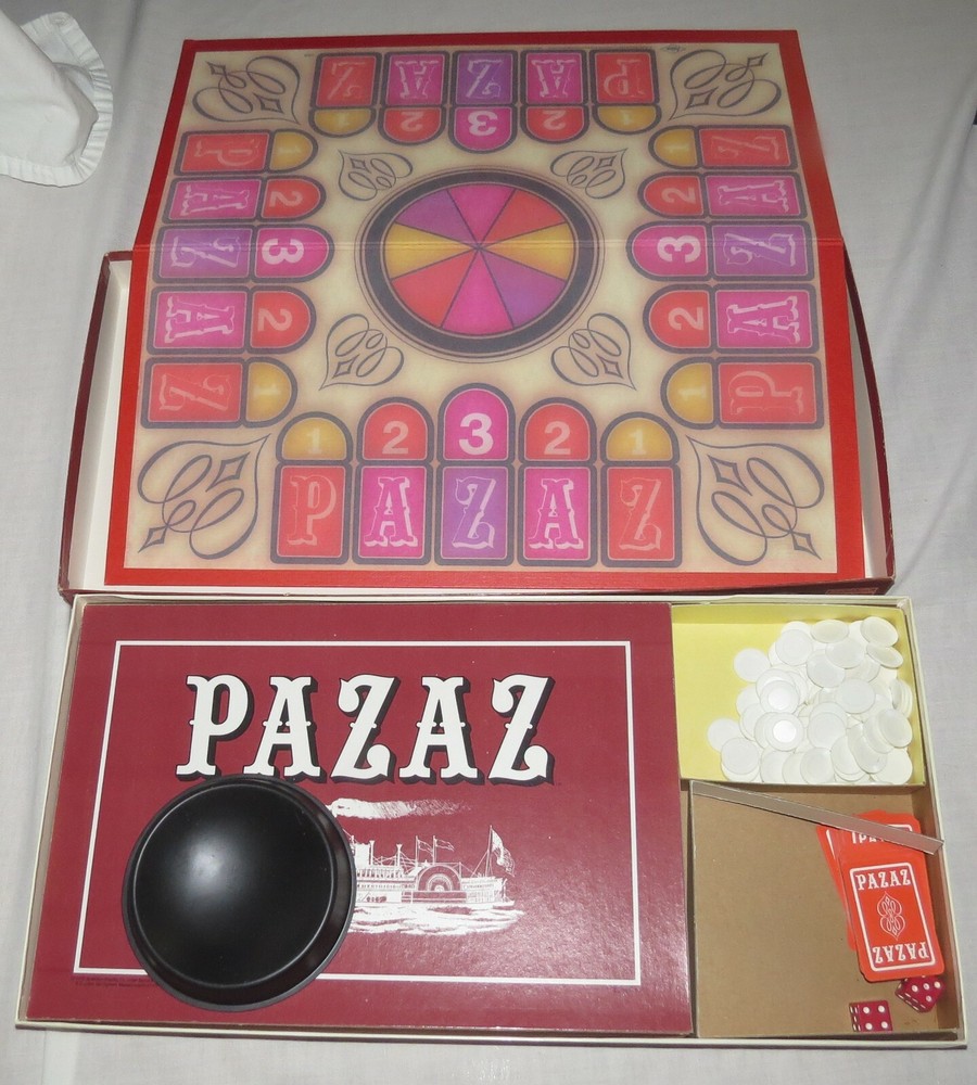 Pazaz Board Game - Lowe Milton Bradley MB - 1978 - Complete