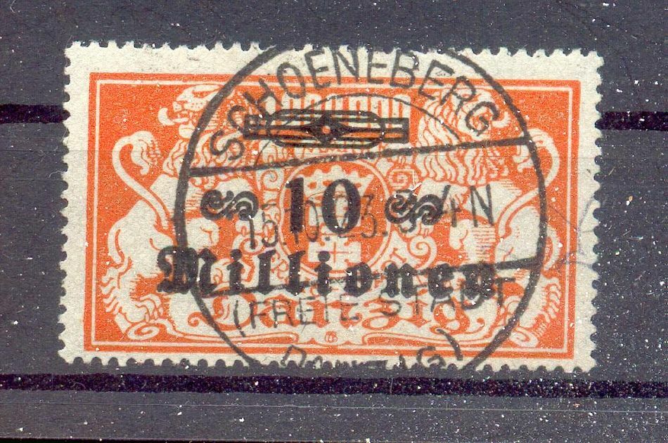 Danzig 168 Genuine Gest. BPP 120EUR (15032)