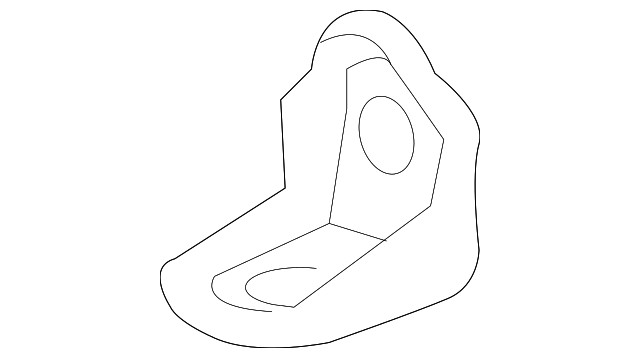 Genuine GM Passenger Side Radiator Upper Bracket 84152504