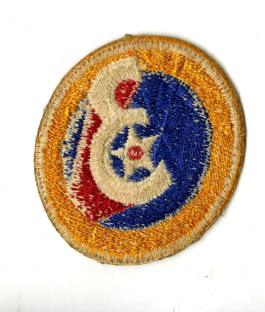 3rd Air Force Patch White Back WWII Vintage Florida Antisubmarine