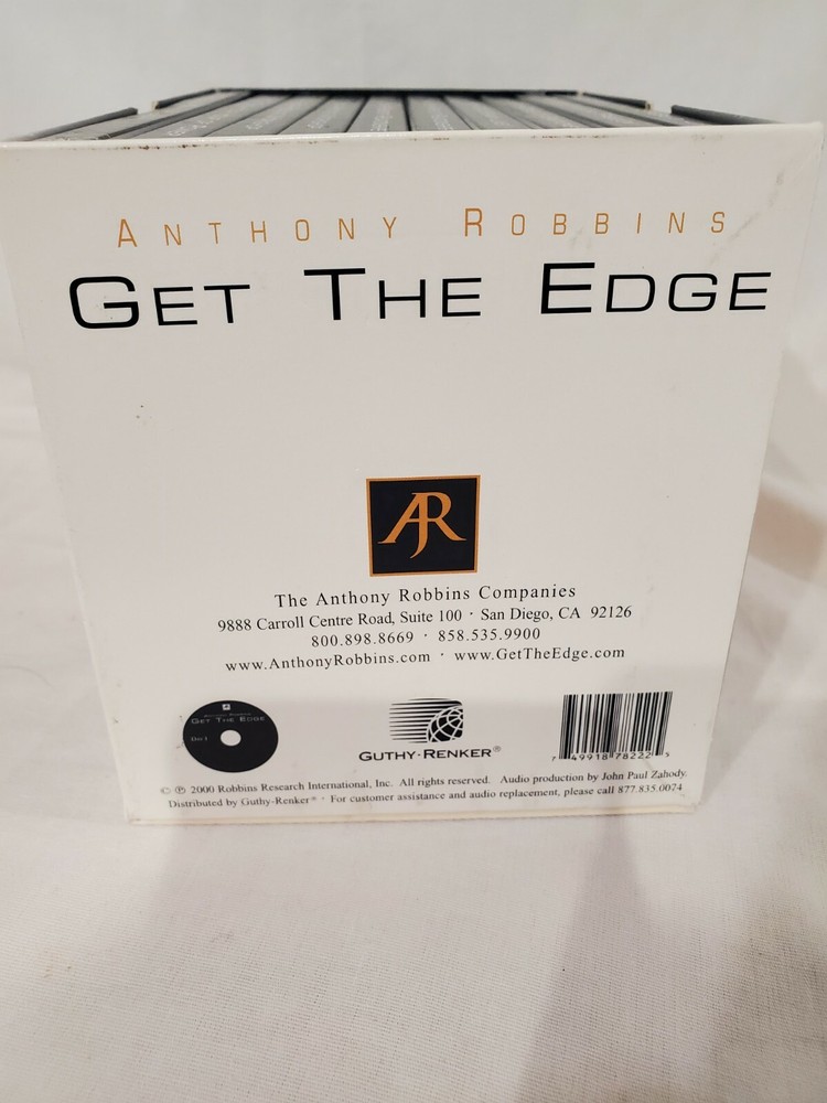 Anthony Robbins Get The Edge 7 Day Program To Transform Your Life. (Q1)